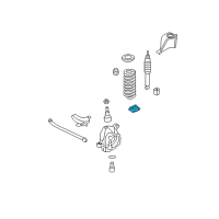 OEM 2006 Ford F-350 Super Duty Spring Mount Plate Diagram - 5C3Z-5A307-BA