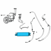 OEM 2009 Chrysler 300 Cooler-Power Steering Diagram - 68017995AA