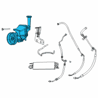 OEM 2012 Dodge Challenger Pump-Power Steering Diagram - 68059643AL