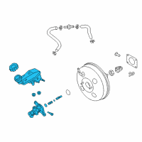 OEM 2017 Kia Rio Cylinder Assembly-Brake Diagram - 585101W200