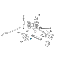 OEM 2014 Ram 3500 Nut-Hex FLANGE Lock Diagram - 6513357AA