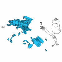 OEM Honda Ridgeline Column, Steering Diagram - 53282-T6Z-A00