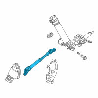 OEM 2019 Toyota Prius AWD-e Intermed Shaft Diagram - 45260-47090