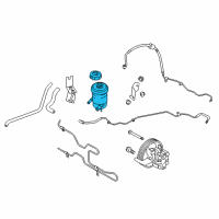 OEM 2011 Kia Sorento Reservoir Assembly-Power Diagram - 571502P000DS