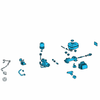 OEM 2022 Lexus GX460 Cylinder Assembly, Brake Diagram - 47050-60A00