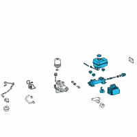 OEM 2020 Lexus GX460 Cylinder Sub-Assembly, B Diagram - 47025-60730