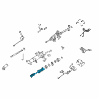 OEM 2007 Pontiac Grand Prix Steering Gear Coupling Shaft Assembly Diagram - 25913680