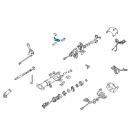 OEM 2017 GMC Yukon XL Tilt Lever Diagram - 26084659