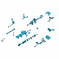 OEM 2004 Pontiac Grand Prix Column Asm, Steering (Service) Diagram - 26094879