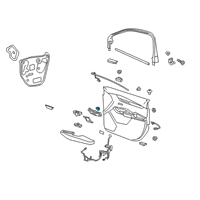 OEM Cadillac Lock Switch Diagram - 84514231