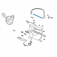 OEM 2020 Cadillac XT6 Belt Weatherstrip Diagram - 84579217