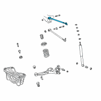 OEM 2000 Toyota RAV4 Upper Control Arm Diagram - 48770-42010