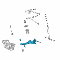 OEM 1998 Toyota RAV4 Trailing Arm Diagram - 48711-42905