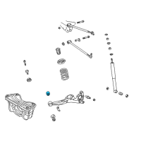 OEM Toyota RAV4 Trailing Arm Bushing Diagram - 48725-42011