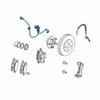 OEM 2014 Chrysler 200 Sensor-Anti-Lock Brakes Diagram - 5085822AD