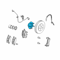 OEM 2018 Dodge Journey Wheel Hub And Bearing Diagram - 68184748AC