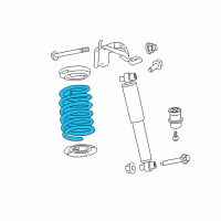 OEM 2010 Mercury Milan Coil Spring Diagram - AE5Z-5560-C