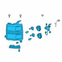 OEM 2014 Chevrolet Silverado 1500 Composite Assembly Diagram - 84434763