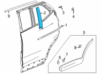OEM 2020 Buick Encore GX Applique Diagram - 42740491