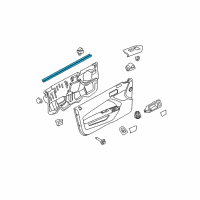 OEM Ford Mustang Belt Weatherstrip Diagram - AR3Z-6321457-A