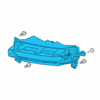 OEM 2020 Lincoln Navigator Fog Lamp Assembly Diagram - JL7Z-15201-C