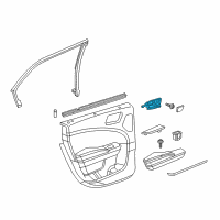 OEM 2013 Chrysler 300 Handle-Inside Release Diagram - 1TF55HL1AE