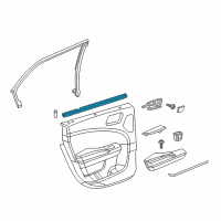 OEM 2017 Chrysler 300 WEATHERSTRIP-Door Belt Inner Diagram - 68039971AD