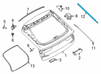 OEM 2022 Ford Mustang Mach-E DRIVE MOTOR Diagram - LJ8Z-14B350-A