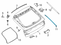 OEM Ford Mustang Mach-E SENSOR ASY Diagram - LJ8Z-58406A76-A