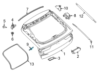 OEM Ford Ball Stud Diagram - -W720691-S450B