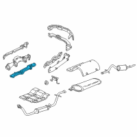 OEM 1998 Oldsmobile Silhouette Shield-Exhaust Manifold Lower Heat (RH) Diagram - 24506295