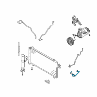 OEM 2007 Infiniti G35 Hose-Flexible, High Diagram - 92490-AL500