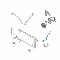 OEM Infiniti G35 Pipe-Front Cooler, High Diagram - 92440-AM601