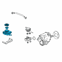 OEM 2020 Acura RDX Oil Reservoir Assembly Diagram - 46660-TJB-A01