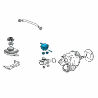 OEM 2020 Acura RDX COLLECTOR SET, RESERVOIR Diagram - 46670-TVA-A00