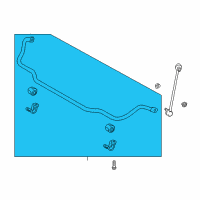 OEM Kia Bar Assembly-Front Stabilizer Diagram - 54810J5000