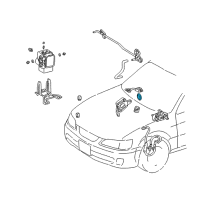 OEM Lexus RX300 Disc, Sensor Steering Diagram - 89246-50010