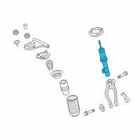 OEM Mercury Strut Diagram - AH6Z-18124-C