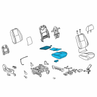 OEM 2010 Cadillac Escalade EXT Occupant Module Diagram - 20919641