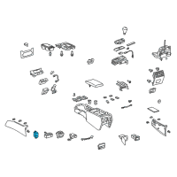 OEM Lexus LS460 Switch, Seat Heater Diagram - 84751-50141