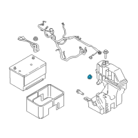 OEM Ford Air Tube Insulator Diagram - 7L1Z-9P686-B