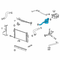 OEM 2018 Chevrolet Impala Reservoir Hose Diagram - 23220061