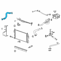 OEM Chevrolet Malibu Limited Upper Hose Diagram - 23105392