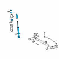 OEM 2012 Toyota Corolla Shock Diagram - 48530-80626