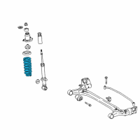 OEM 2011 Toyota Corolla Spring Diagram - 48231-12B70