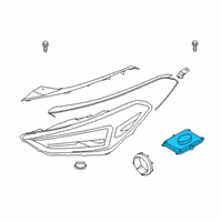 OEM 2019 Hyundai Tucson L.E.D Driver Module-HEADLAMP Diagram - 92190-D3750