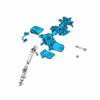 OEM 2013 Chevrolet Spark Steering Column Diagram - 42596108