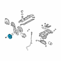 OEM Infiniti Pulley-Crankshaft Diagram - 12303-1CA0A