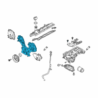 OEM Infiniti QX70 Cover Assy-Front Diagram - 13500-1CA0A