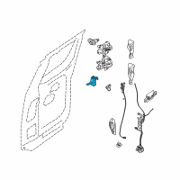 OEM Nissan Titan Check Link Assembly - Rear Door, RH Diagram - 82430-7S206